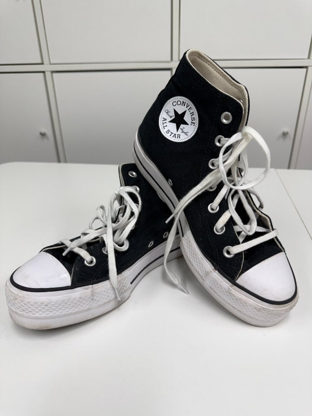 Converse Chuck Taylor All Star Platform Black Size 8 High Top Sneakers